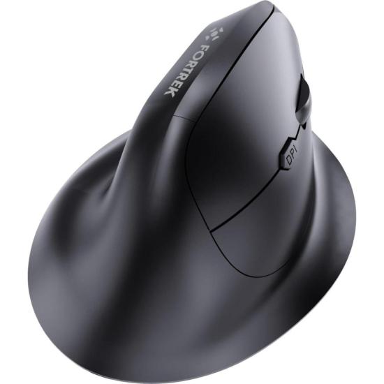 Mouse Vertical Sem Fio Ergonômico Fortrek MERG15 Preto por 90,00 à vista no boleto/pix ou parcele em até 3x sem juros. Compre na loja Mundomax!