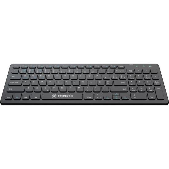 Teclado Sem Fio Office Fortrek KB11 Full Bluetooth Preto por 149,90 à vista no boleto/pix ou parcele em até 5x sem juros. Compre na loja Fortrek!