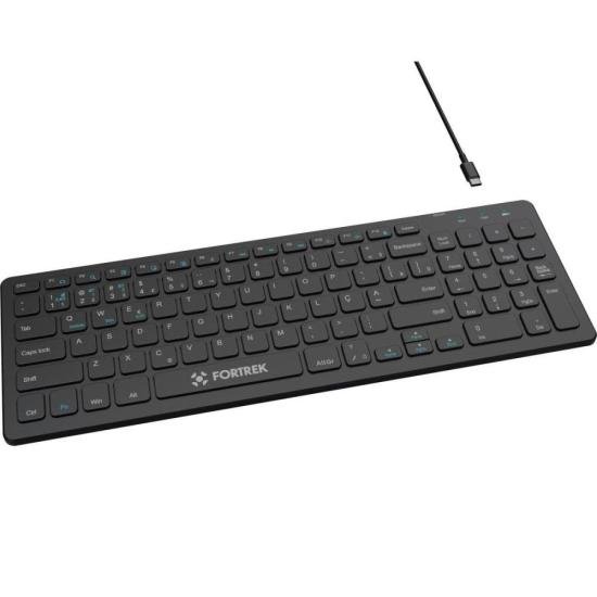 Teclado Sem Fio Office Fortrek KB11 Full Bluetooth Preto por 149,90 à vista no boleto/pix ou parcele em até 5x sem juros. Compre na loja Fortrek!