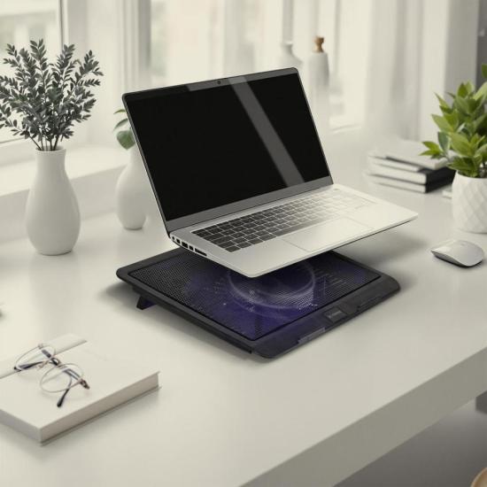 Base de Notebook Com Cooler Fortrek SC10 por 56,00 à vista no boleto/pix ou parcele em até 2x sem juros. Compre na loja Mundomax!