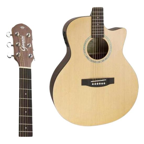 Violão Giannini Frand Auditorium Ceq Eletroacústico Aço Natural Satin por 2.150,00 à vista no boleto/pix ou parcele em até 12x sem juros. Compre na loja Mundomax!