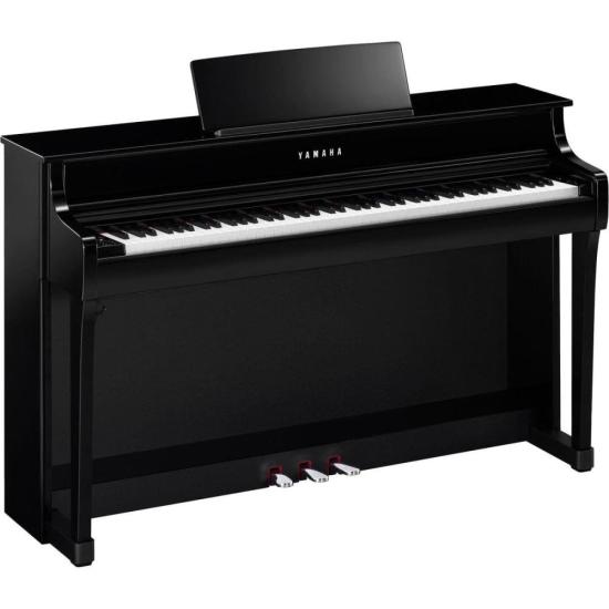 Piano Yamaha Clavinova CLP-835 Digital Preto Polished Ebony por 0,00 à vista no boleto/pix ou parcele em até 1x sem juros. Compre na loja Mundomax!