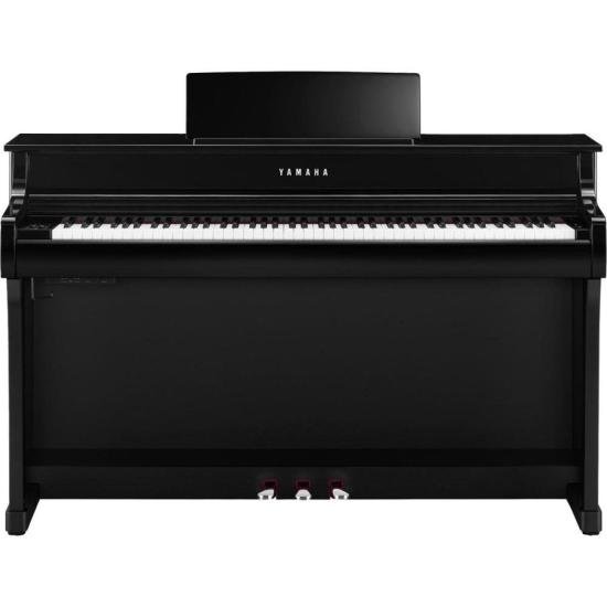 Piano Yamaha Clavinova CLP-835 Digital Preto Polished Ebony por 0,00 à vista no boleto/pix ou parcele em até 1x sem juros. Compre na loja Mundomax!
