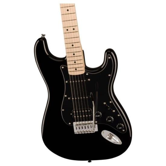 GUITARRA SQUIER SONIC STRATOCASTER HSS BLACK por 2.299,00 à vista no boleto/pix ou parcele em até 12x sem juros. Compre na loja Mundomax!