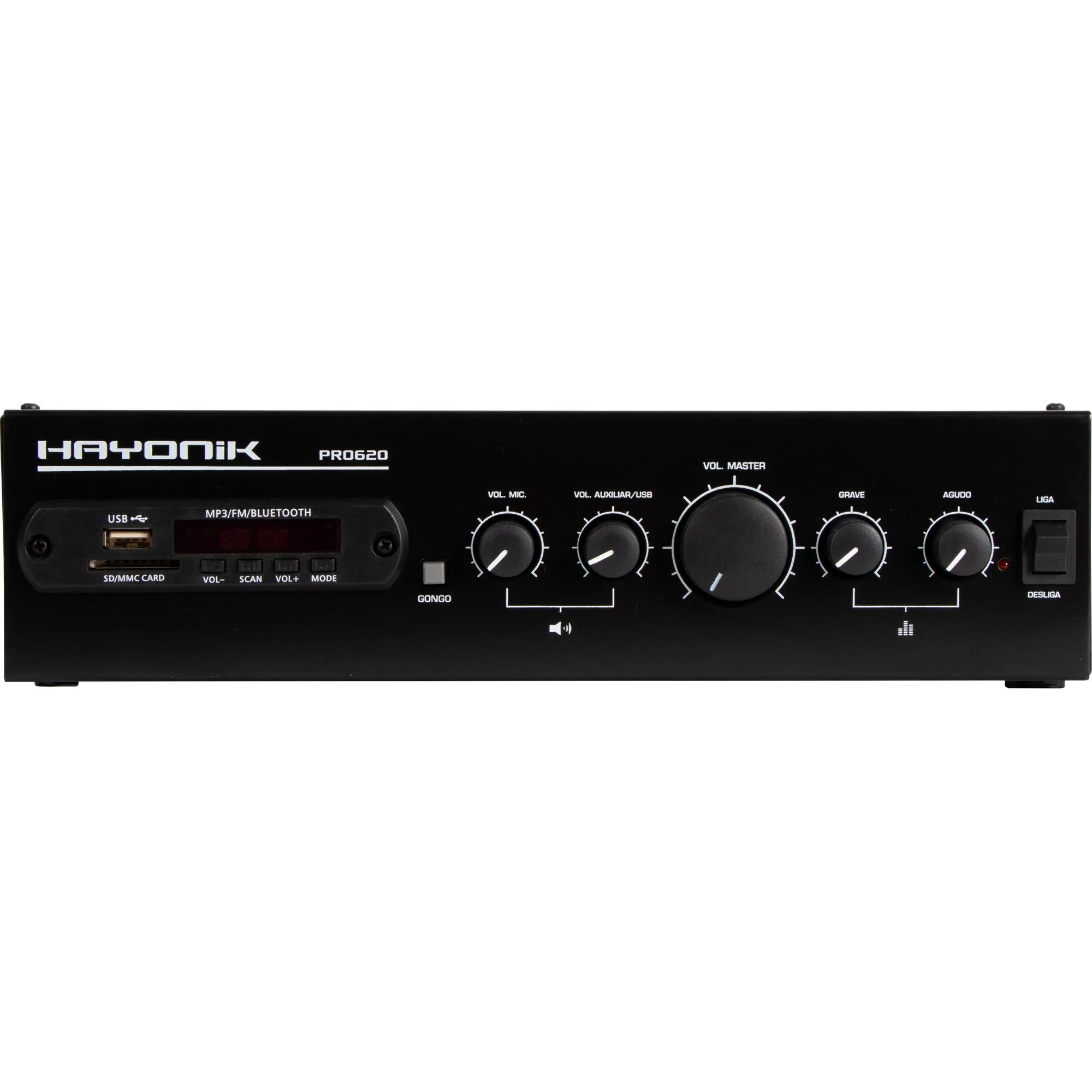 Amplificador Hayonik PRO620 100W RMS Com Gongo (85842)