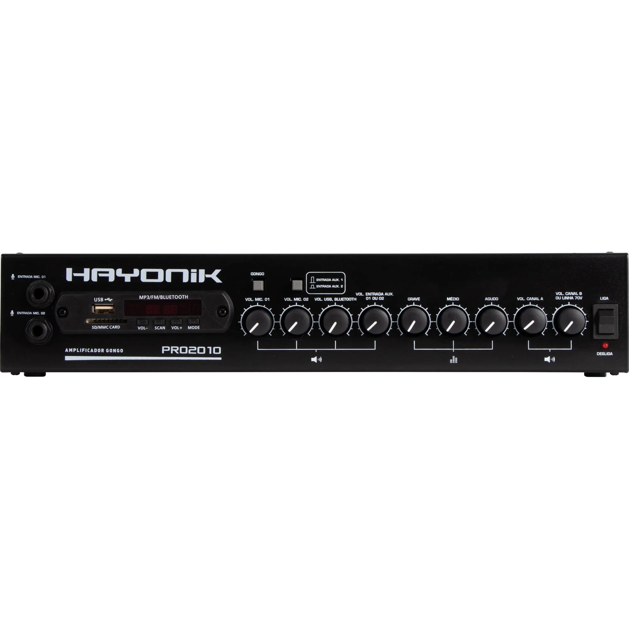 Amplificador Hayonik PRO2010 200W RMS Com Gongo (85843)
