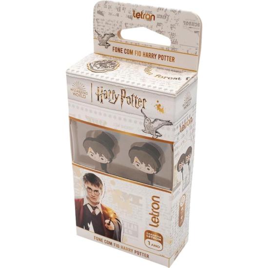 Fone de Ouvido Letron Harry Potter Preto por 70,00 à vista no boleto/pix ou parcele em até 2x sem juros. Compre na loja Mundomax!