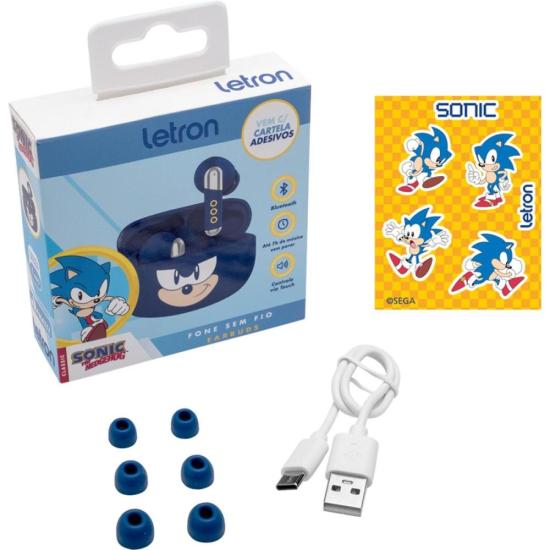 Fone de Ouvido Bluetooth Letron Sonic Azul por 180,00 à vista no boleto/pix ou parcele em até 7x sem juros. Compre na loja Mundomax!