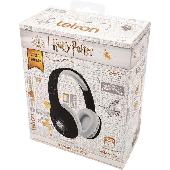 Headphone Bluetooth Letron Harry Potter Preto por 179,00 à vista no boleto/pix ou parcele em até 7x sem juros. Compre na loja Mundomax!