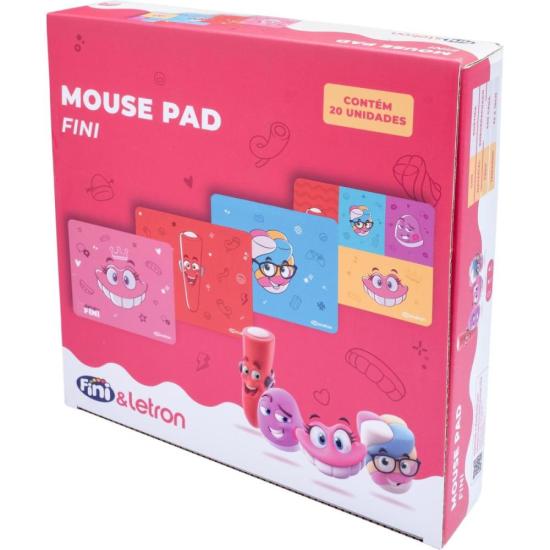 Mouse Pad Slim Letron Fini (Caixa C/20 Unidades) por 219,00 à vista no boleto/pix ou parcele em até 8x sem juros. Compre na loja Mundomax!