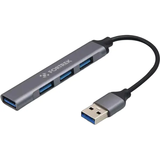 Hub USB-A 4 Portas Fortrek DA41 por 0,00 à vista no boleto/pix ou parcele em até 1x sem juros. Compre na loja Fortrek!