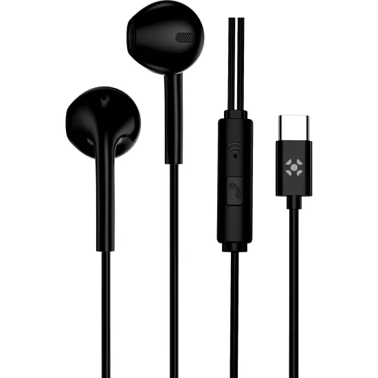 Fone de Ouvido Auricular Com Fio Tipo-C Fortrek EB210 Preto (85973)