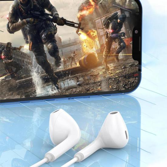 Fone de Ouvido Auricular Com Fio Tipo-C Fortrek EB210 Branco por 27,00 à vista no boleto/pix ou parcele em até 1x sem juros. Compre na loja Mundomax!