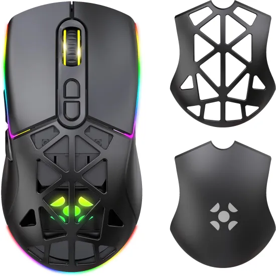 Mouse Gamer Sem Fio Wireless Fortrek Striker Air Preto por 180,65 à vista no boleto/pix ou parcele em até 7x sem juros. Compre na loja Fortrek!