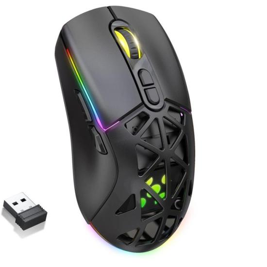 Mouse Gamer Sem Fio Wireless Fortrek Striker Air Preto por 155,44 à vista no boleto/pix ou parcele em até 6x sem juros. Compre na loja Fortrek!