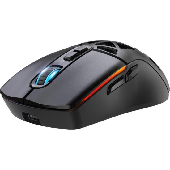 Mouse Gamer Sem Fio Wireless Fortrek Striker Air Preto por 155,44 à vista no boleto/pix ou parcele em até 6x sem juros. Compre na loja Fortrek!