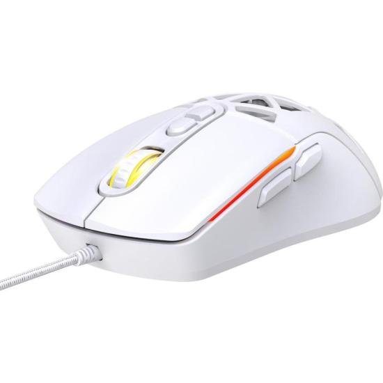 Mouse Gamer Com Fio Fortrek Striker Branco por 70,86 à vista no boleto/pix ou parcele em até 2x sem juros. Compre na loja Fortrek!