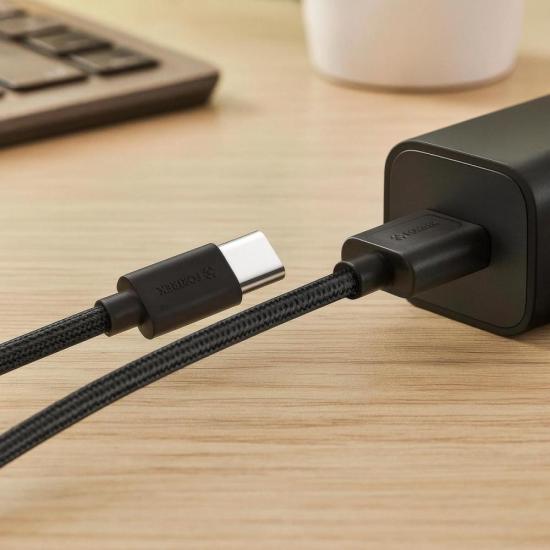 Cabo USB-A Para USB-C Fortrek U111 1 Metro Preto por 10,00 à vista no boleto/pix ou parcele em até 1x sem juros. Compre na loja Mundomax!