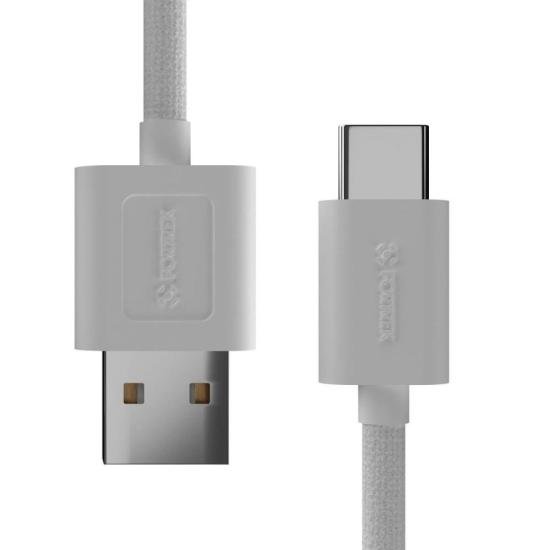 Cabo USB-A Para USB-C Fortrek U111 1 Metro Branco por 10,00 à vista no boleto/pix ou parcele em até 1x sem juros. Compre na loja Mundomax!