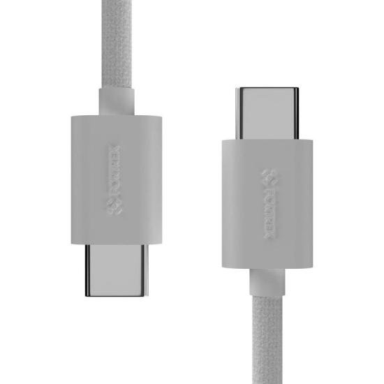 Cabo USB-C Para USB-C Fortrek U222 2 Metros Branco por 17,00 à vista no boleto/pix ou parcele em até 1x sem juros. Compre na loja Mundomax!