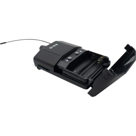 Bodypack Soundvoice SV-01B Para Retorno Sem Fio Duplo IN-EAR por 450,00 à vista no boleto/pix ou parcele em até 10x sem juros. Compre na loja Mundomax!