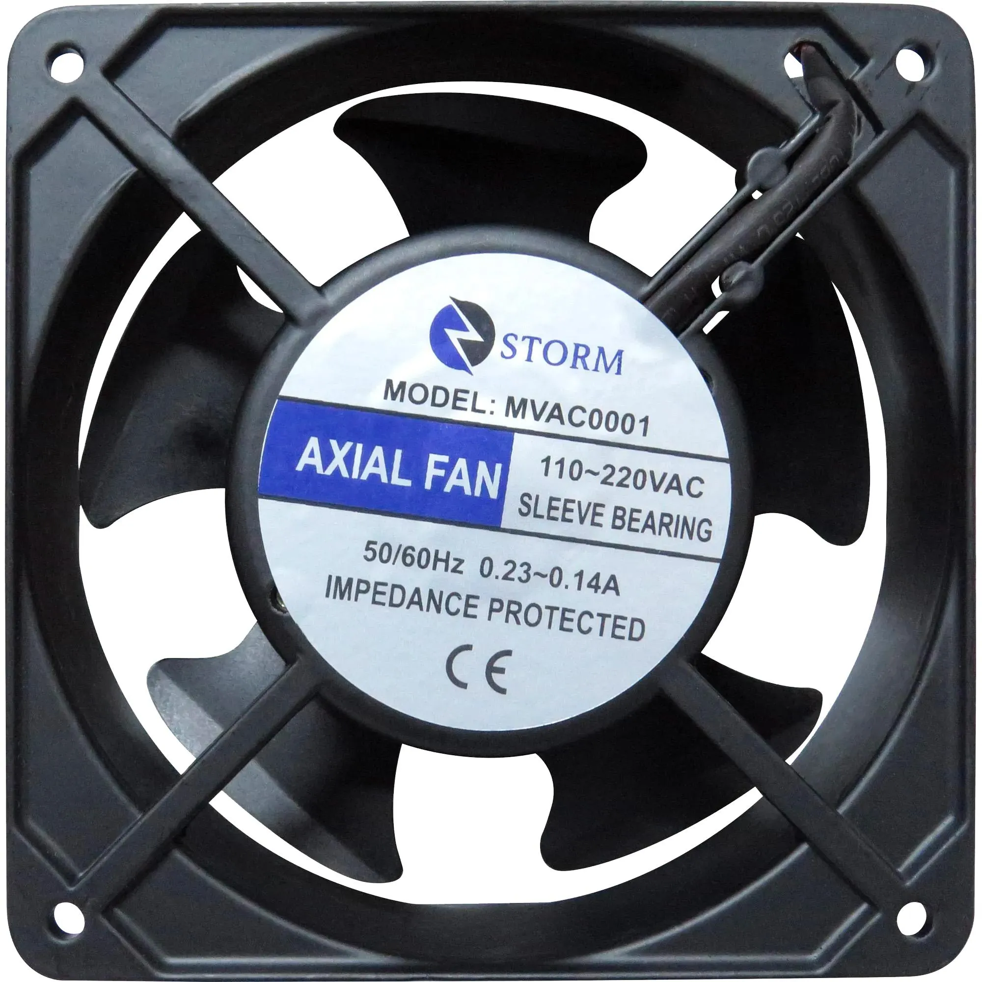Microventilador Storm MVAC0001 120X120X38mm 110/220Vac Preto por 70,00 à vista no boleto/pix ou parcele em até 2x sem juros. Compre na loja Mundomax!