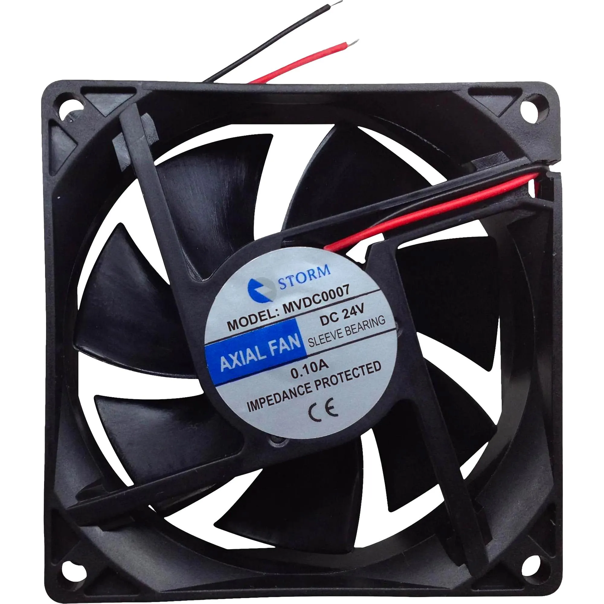 Microventilador Storm MVDC0007 80X80X25mm 24V Preto por 15,00 à vista no boleto/pix ou parcele em até 1x sem juros. Compre na loja Mundomax!