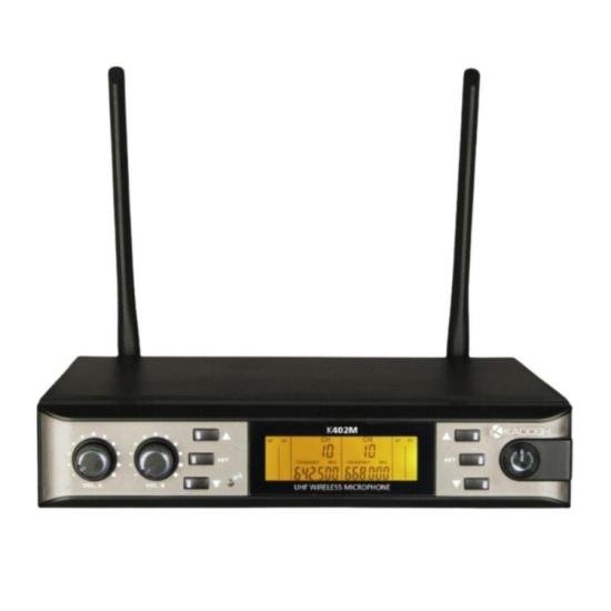 Microfone Kadosh Sem Fio K-402M UHF Duplo Mão por 749,00 à vista no boleto/pix ou parcele em até 10x sem juros. Compre na loja Mundomax!