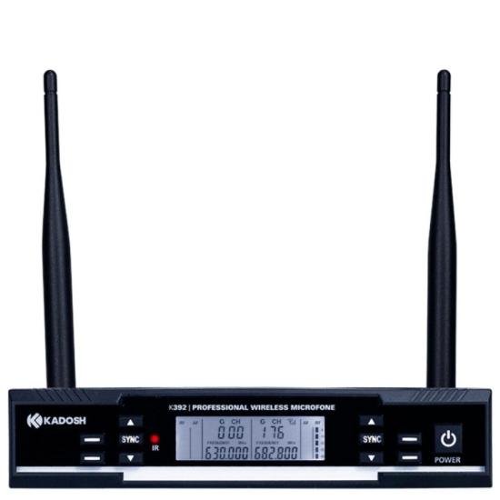 Microfone Kadosh Sem Fio K392M UHF Duplo Bastão por 669,00 à vista no boleto/pix ou parcele em até 10x sem juros. Compre na loja Mundomax!