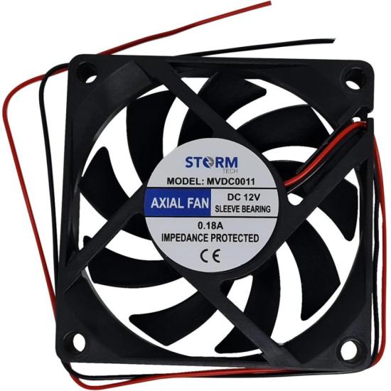 Microventilador Storm 70x70x15 12v por 15,00 à vista no boleto/pix ou parcele em até 1x sem juros. Compre na loja Mundomax!