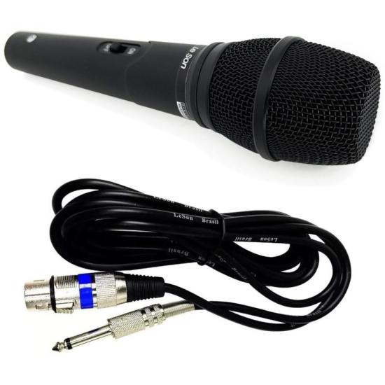 Microfone Leson LS6-VK Profissional Dinâmico por 175,00 à vista no boleto/pix ou parcele em até 7x sem juros. Compre na loja Mundomax!