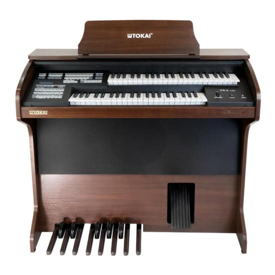 Órgão Tokai YX-2 Like Marrom por 7.499,00 à vista no boleto/pix ou parcele em até 12x sem juros. Compre na loja Mundomax!