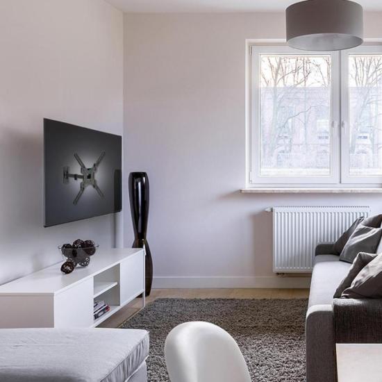 Suporte Para TV Articulado ELG MT400AR 26-65\" Preto por 110,00 à vista no boleto/pix ou parcele em até 4x sem juros. Compre na loja Mundomax!