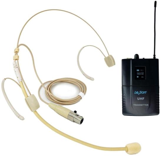 Sistema de Microfone Duplo Sem Fio Leson LS962 Bege por 730,00 à vista no boleto/pix ou parcele em até 10x sem juros. Compre na loja Mundomax!
