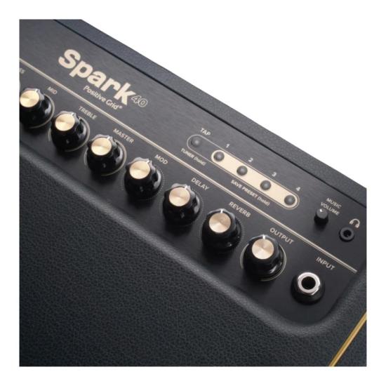 Amplificador Positive Grid Spark 40 BT PT p/Guitarra por 3.966,00 à vista no boleto/pix ou parcele em até 12x sem juros. Compre na loja Mundomax!