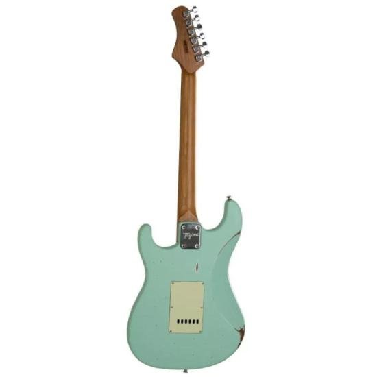 Guitarra Tagima Stratocaster TGA-580 Surf Green por 1.299,00 à vista no boleto/pix ou parcele em até 12x sem juros. Compre na loja Mundomax!