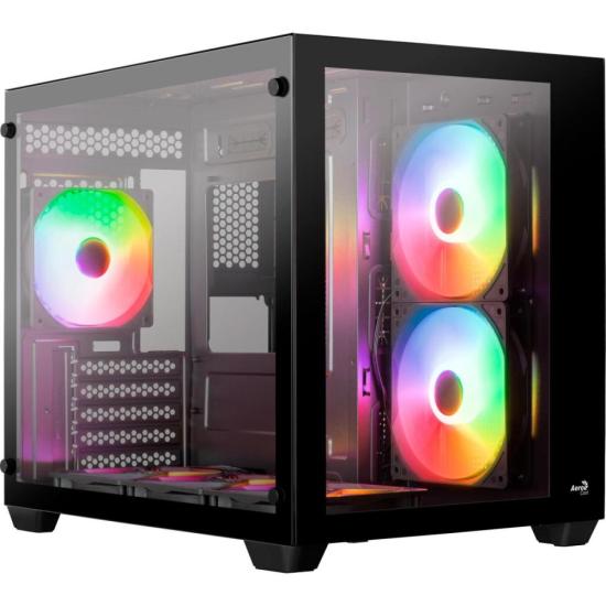 Kit Aerocool Gabinete Gamer Dryft Preto + Fonte Gamer ATX Stealth VX-350 por 795,59 à vista no boleto/pix ou parcele em até 10x sem juros. Compre na loja Aerocool!