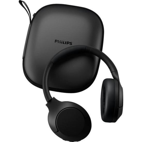 Fone de Ouvido Philips TAH8506 Bluetooth Preto por 650,00 à vista no boleto/pix ou parcele em até 10x sem juros. Compre na loja Mundomax!