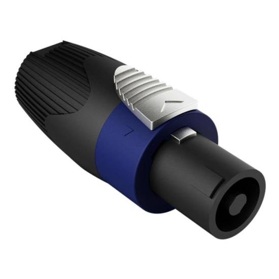 Conector Wireconex Speakon WC 605 Macho Para Cabos 4 Polos por 16,00 à vista no boleto/pix ou parcele em até 1x sem juros. Compre na loja Mundomax!