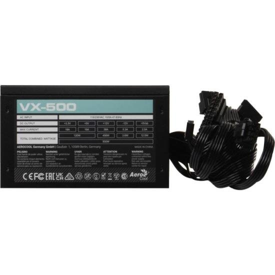 Fonte Gamer ATX Aerocool Stealth VX-500 500W Bivolt por 211,00 à vista no boleto/pix ou parcele em até 8x sem juros. Compre na loja Mundomax!