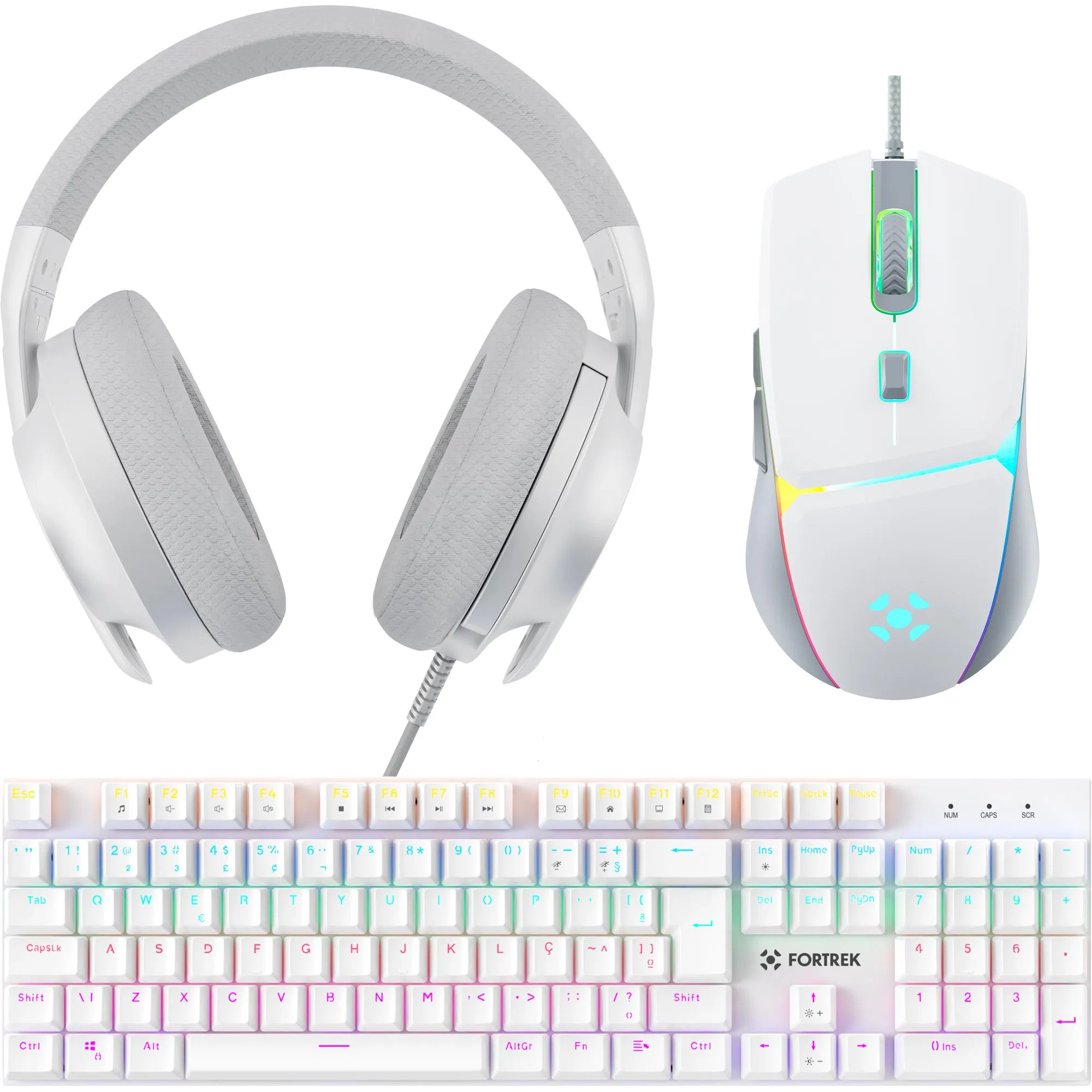 HEADSET + MOUSE + TECLADO BR FORTREK (86421)