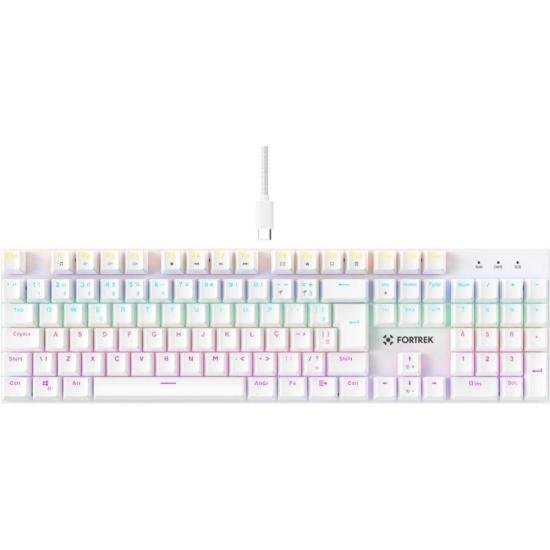 Kit Teclado Gravity 100 Branco + Mouse Crusader + Headset Wise Fortrek por 503,01 à vista no boleto/pix ou parcele em até 10x sem juros. Compre na loja Fortrek!