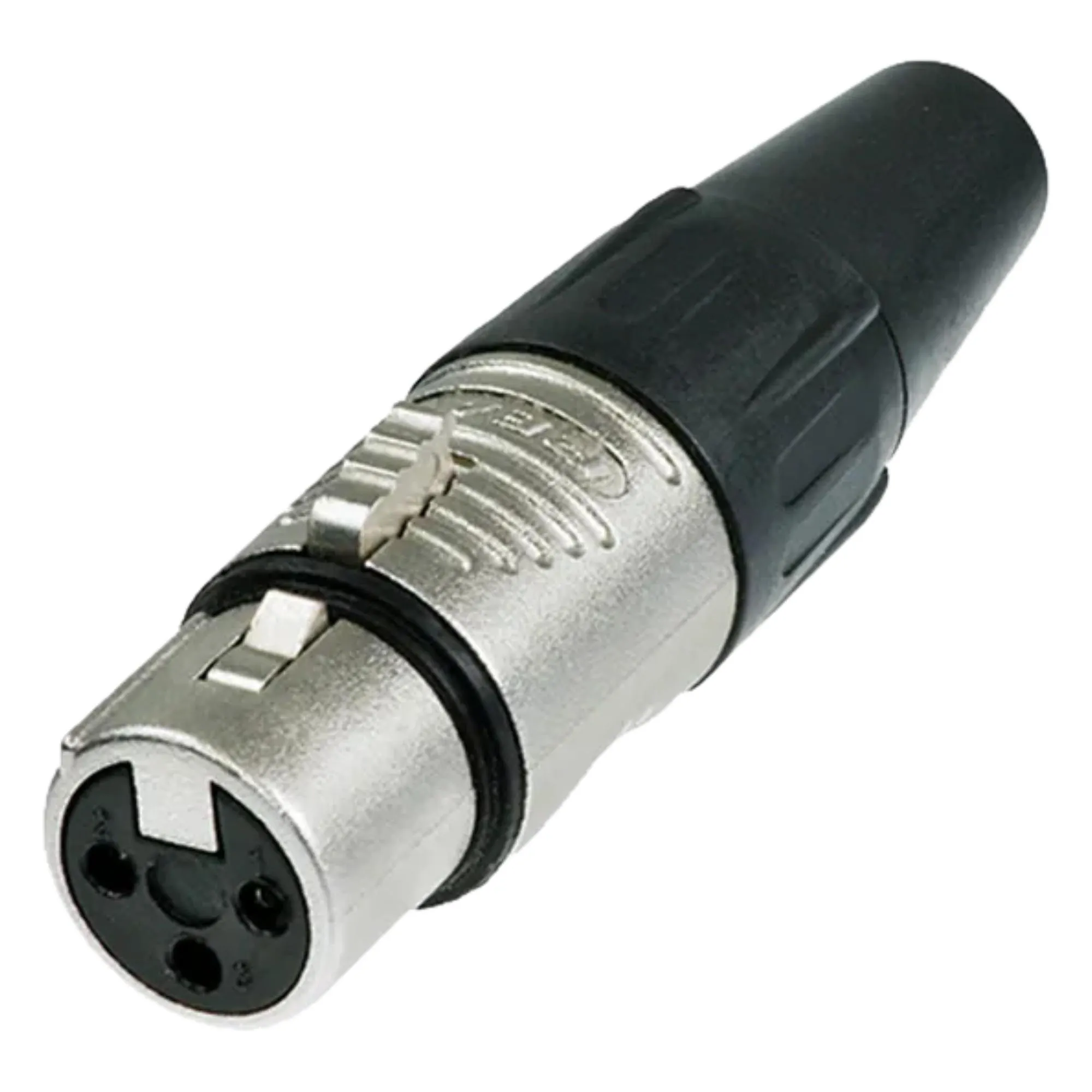 Conector XLR Rean RC3F Femea por 45,00 à vista no boleto/pix ou parcele em até 1x sem juros. Compre na loja Mundomax!