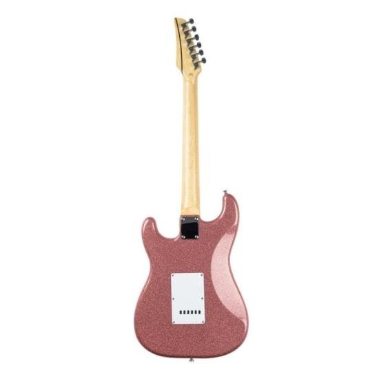 Guitarra Seizi Fun Katana Musashi HSS Rose Gold Sparkle Com Case por 1.399,00 à vista no boleto/pix ou parcele em até 12x sem juros. Compre na loja Mundomax!