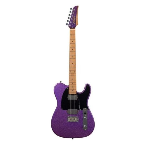 Guitarra Seizi Katana Kabuto TL Purple Sparkle com Bag Deluxe