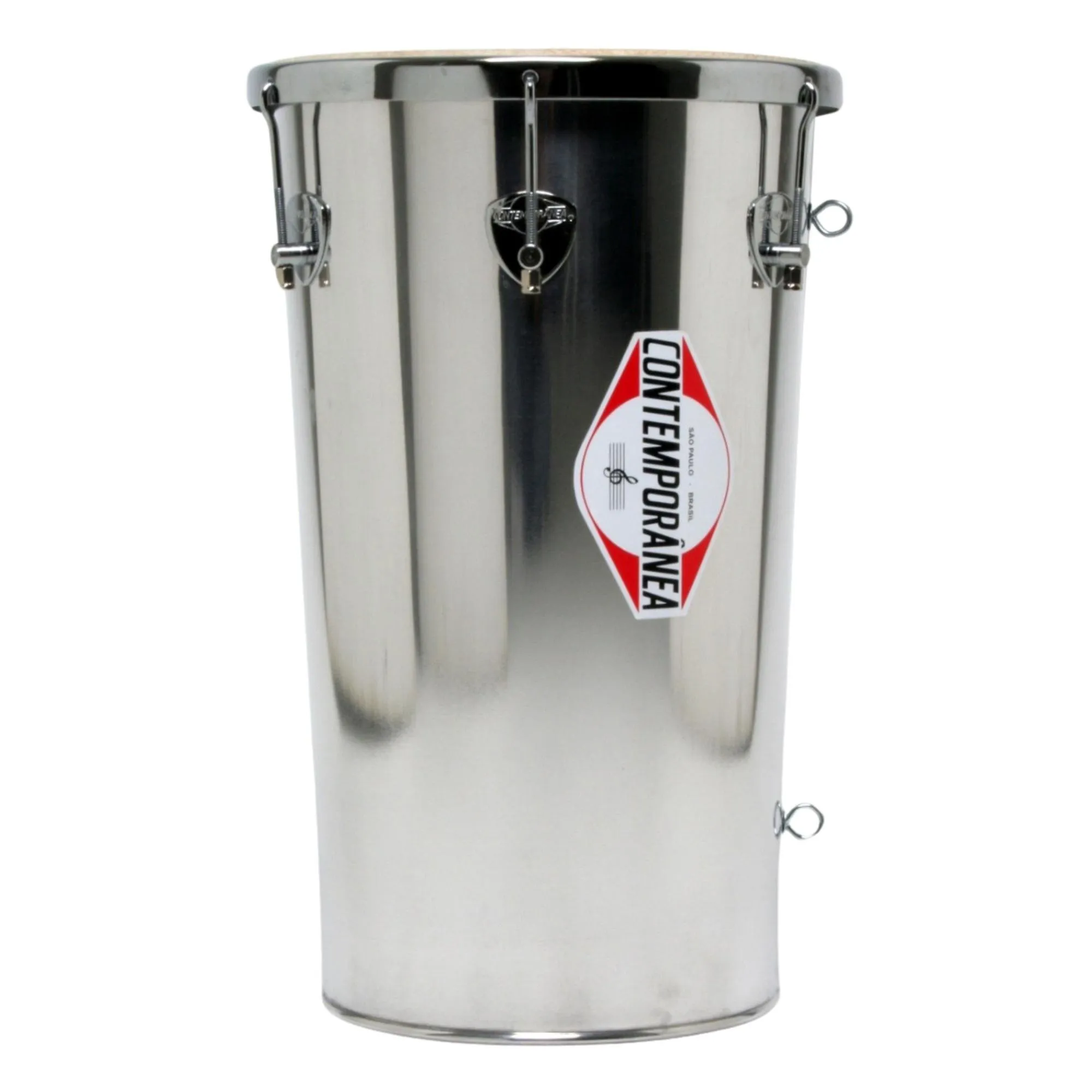 Rebolo Contemporanea 10\"x50 Aluminio Cônico Couro 367C (86486)