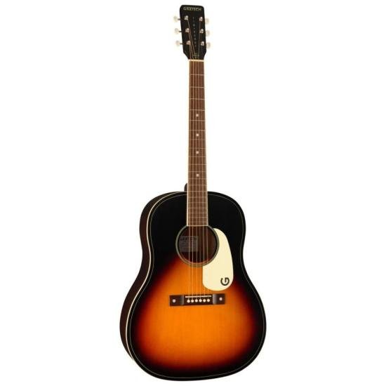 Violão Gretsch Jim Dandy™ Dreadnought Rex Burst por 2.099,00 à vista no boleto/pix ou parcele em até 12x sem juros. Compre na loja Mundomax!