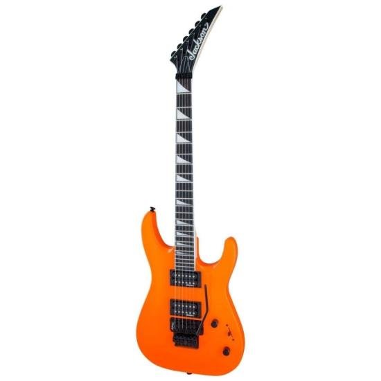 Guitarra Jackson Dinky® Arch Top JS32 DKA Laranja Neon por 3.999,00 à vista no boleto/pix ou parcele em até 12x sem juros. Compre na loja Mundomax!