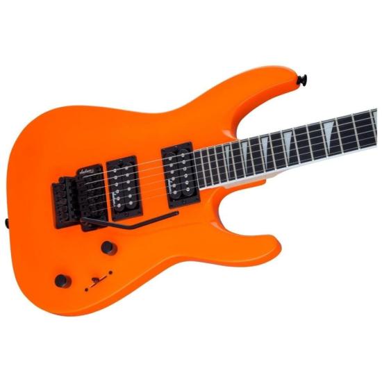 Guitarra Jackson Dinky® Arch Top JS32 DKA Laranja Neon por 3.999,00 à vista no boleto/pix ou parcele em até 12x sem juros. Compre na loja Mundomax!