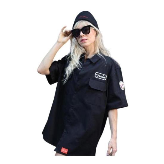 Camisa Fender Unissex Truck BK M por 289,00 à vista no boleto/pix ou parcele em até 10x sem juros. Compre na loja Mundomax!